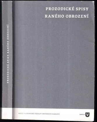 Prozodické spisy raného obrození (, 2014)