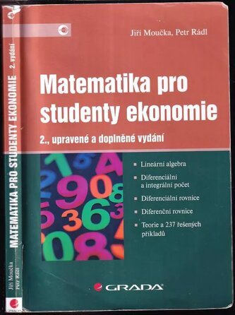 Matematika pro studenty ekonomie (Jiří Moučka, 2015)