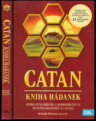 Catan - kniha hádanek : objevuj proměnlivý svět Catanu v této knize plné rébusů (Richard Wolfrik Galland, 2021)