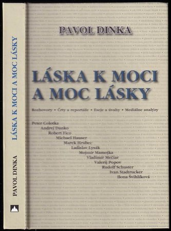 Láska k moci a moc lásky : rozhovory, črty a reportáže, eseje a úvahy, mediálne analýzy (Pavol Dinka, 2017)