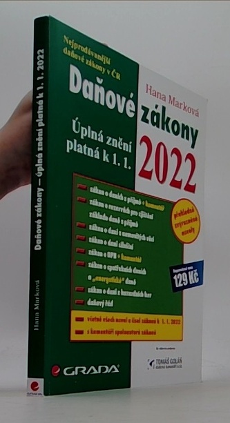 Daňové zákony 2022 - Úplná znění k 1. 1. 2022