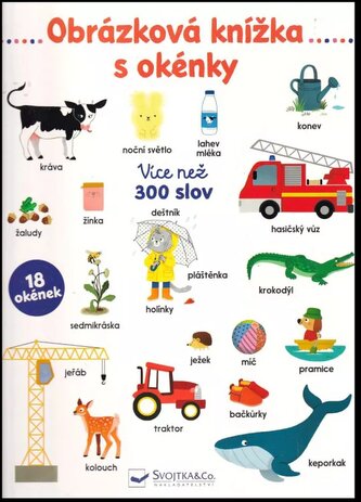 Obrázková knížka s okénky : více než 300 slov : 18 okének (Pauline Caudrillier, 2022)