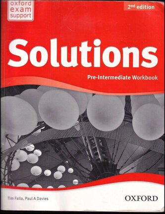 Solutions, Pre-Intermediate - Workbook (Tim Falla, 2023)