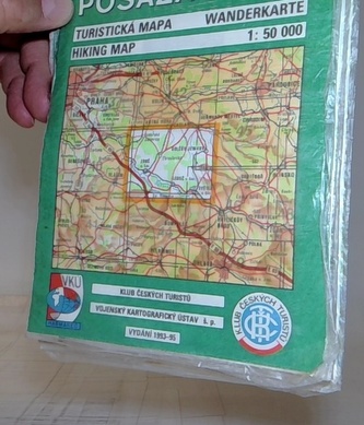 KČT 43 Střední Posázaví 1:50 000 / Turistická mapa