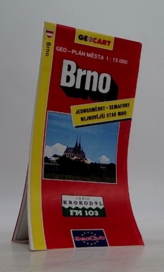 Brno mapa centrum 1:15 000