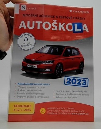 Autoškola 2023 - Moderní učebnice a testové otázky