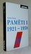 Paměti I   1921 - 1938