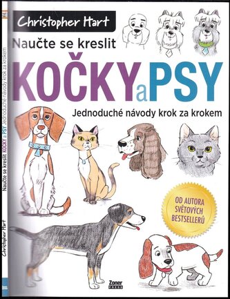 Naučte se kreslit kočky a psy : jednoduché návody krok za krokem (Christopher Hart, 2023)