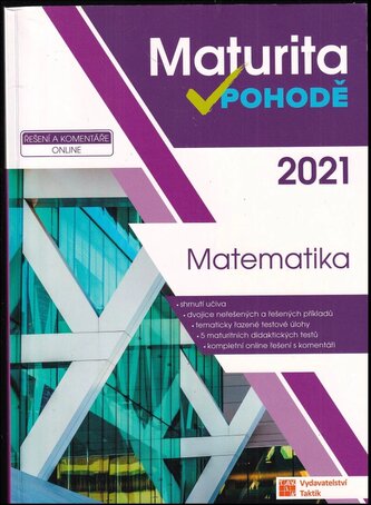 Maturita v pohodě, Matematika 2021 (Robert Weinlich, 2020)
